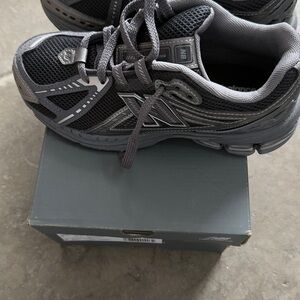 Kids New Balance 1906 Black and Gray Athletic Sneakers